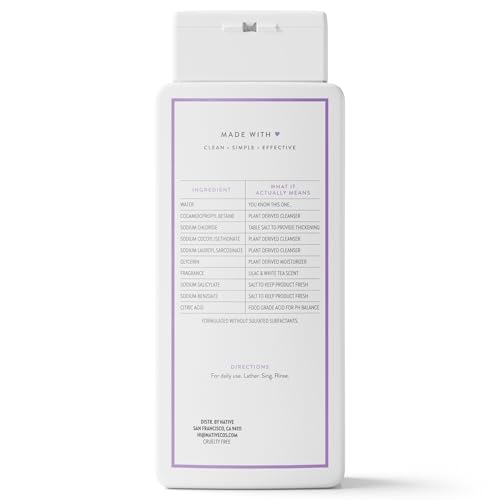 Native Body Wash Contains Naturally Derived Ingredients | For Women & Men, Sulfate, Paraben, & Dye Free Leaving Skin Soft and Hydrating | Sea Salt & Cedar 18 oz