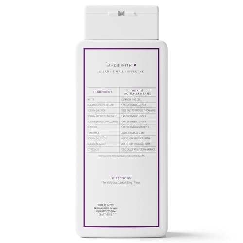 Native Body Wash Contains Naturally Derived Ingredients | For Women & Men, Sulfate, Paraben, & Dye Free Leaving Skin Soft and Hydrating | Sea Salt & Cedar 18 oz