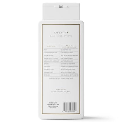 Native Body Wash Contains Naturally Derived Ingredients | For Women & Men, Sulfate, Paraben, & Dye Free Leaving Skin Soft and Hydrating | Sea Salt & Cedar 18 oz