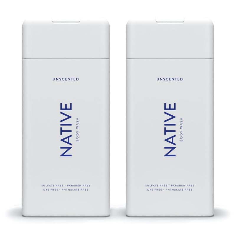 Native Body Wash Contains Naturally Derived Ingredients | For Women & Men, Sulfate, Paraben, & Dye Free Leaving Skin Soft and Hydrating | Sea Salt & Cedar 18 oz