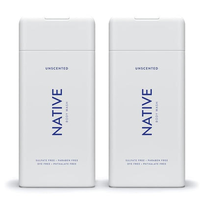 Native Body Wash Contains Naturally Derived Ingredients | For Women & Men, Sulfate, Paraben, & Dye Free Leaving Skin Soft and Hydrating | Sea Salt & Cedar 18 oz