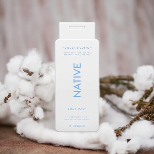Native Body Wash Contains Naturally Derived Ingredients | For Women & Men, Sulfate, Paraben, & Dye Free Leaving Skin Soft and Hydrating | Sea Salt & Cedar 18 oz