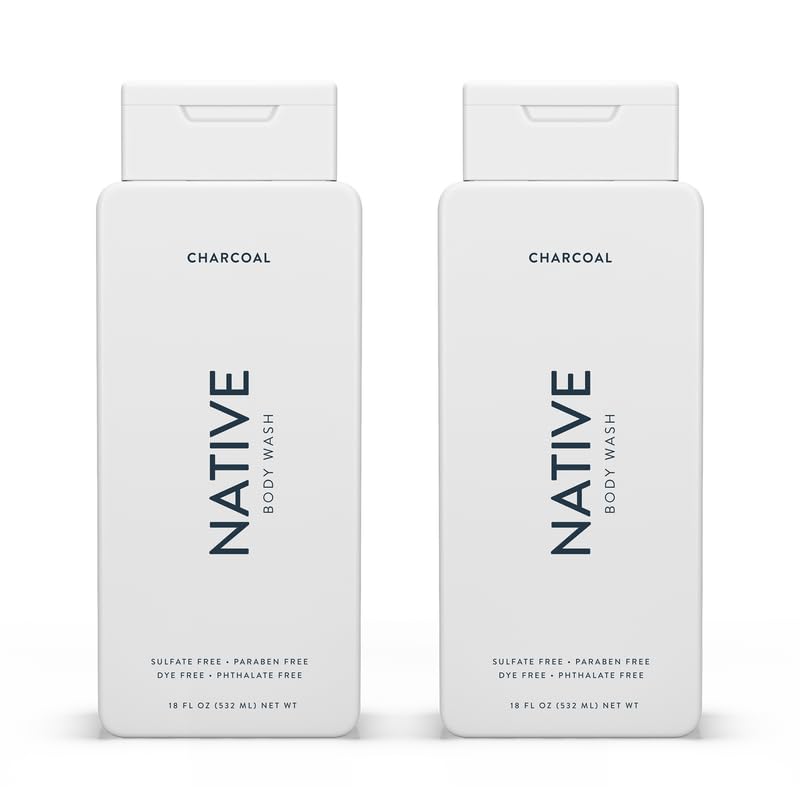 Native Body Wash Contains Naturally Derived Ingredients | For Women & Men, Sulfate, Paraben, & Dye Free Leaving Skin Soft and Hydrating | Sea Salt & Cedar 18 oz
