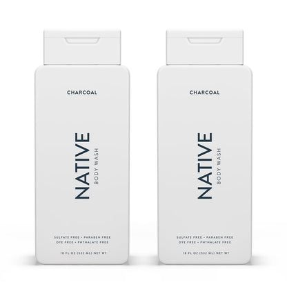 Native Body Wash Contains Naturally Derived Ingredients | For Women & Men, Sulfate, Paraben, & Dye Free Leaving Skin Soft and Hydrating | Sea Salt & Cedar 18 oz