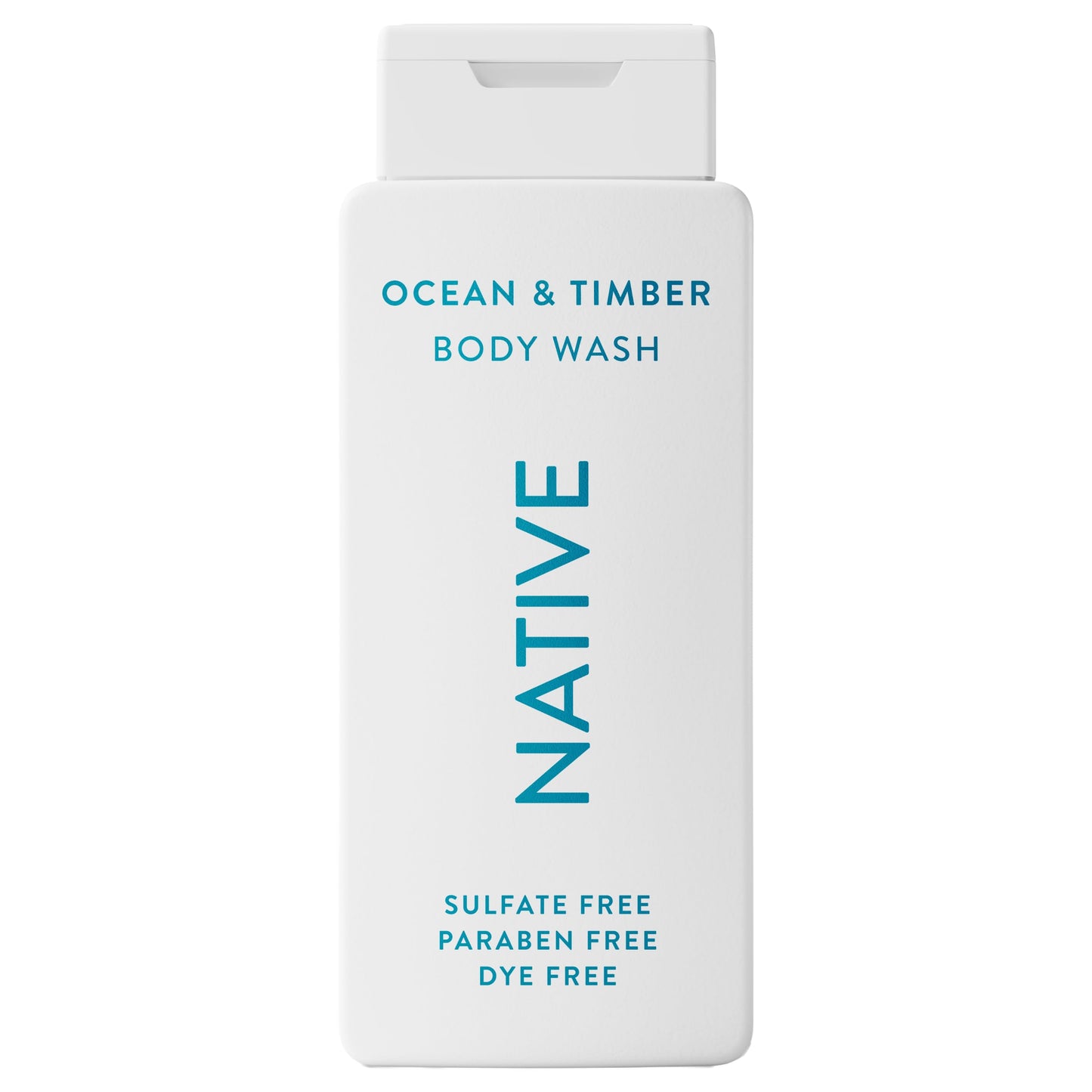 Native Body Wash Contains Naturally Derived Ingredients | For Women & Men, Sulfate, Paraben, & Dye Free Leaving Skin Soft and Hydrating | Sea Salt & Cedar 18 oz
