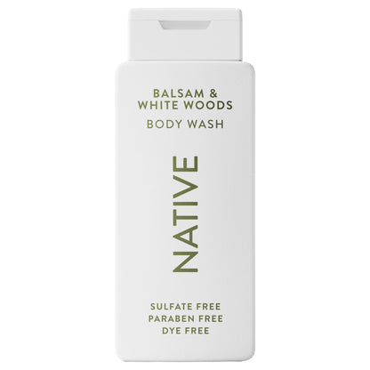 Native Body Wash Contains Naturally Derived Ingredients | For Women & Men, Sulfate, Paraben, & Dye Free Leaving Skin Soft and Hydrating | Sea Salt & Cedar 18 oz