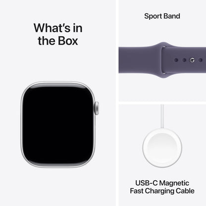Apple Watch Series 11 [GPS 42mm] Smartwatch with Rose Gold Aluminum Case with Light Blush Sport Band - S/M. Sleep Score, Fitness Tracker, Health Monitoring, Always-On Display, Water Resistant