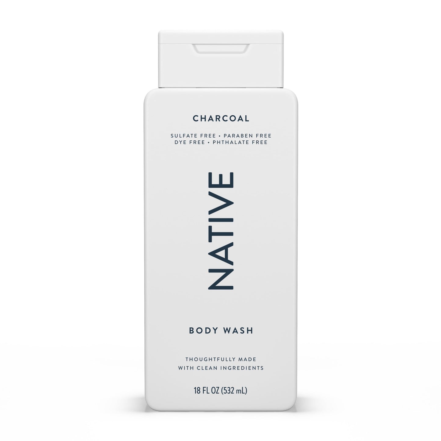 Native Body Wash Contains Naturally Derived Ingredients | For Women & Men, Sulfate, Paraben, & Dye Free Leaving Skin Soft and Hydrating | Sea Salt & Cedar 18 oz