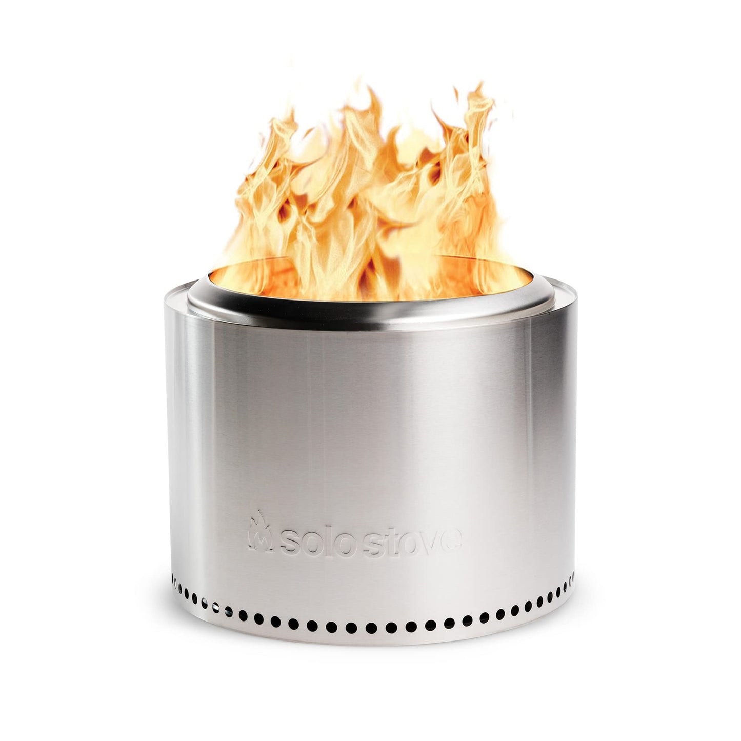 Solo Stove Bonfire with Stand | 19.5" Smokeless Fire Pit, Removable Ash Pan | Portable Stainless Steel Wood Burning Outdoor Fireplace, Ideal for 4–6 People, 21.75 lbs