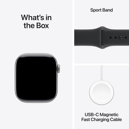 Apple Watch Series 11 [GPS 42mm] Smartwatch with Rose Gold Aluminum Case with Light Blush Sport Band - S/M. Sleep Score, Fitness Tracker, Health Monitoring, Always-On Display, Water Resistant