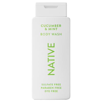 Native Body Wash Contains Naturally Derived Ingredients | For Women & Men, Sulfate, Paraben, & Dye Free Leaving Skin Soft and Hydrating | Sea Salt & Cedar 18 oz