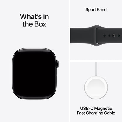 Apple Watch Series 11 [GPS 42mm] Smartwatch with Rose Gold Aluminum Case with Light Blush Sport Band - S/M. Sleep Score, Fitness Tracker, Health Monitoring, Always-On Display, Water Resistant