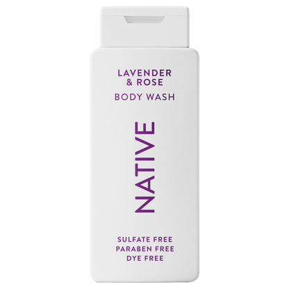 Native Body Wash Contains Naturally Derived Ingredients | For Women & Men, Sulfate, Paraben, & Dye Free Leaving Skin Soft and Hydrating | Sea Salt & Cedar 18 oz