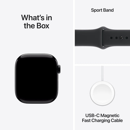 Apple Watch Series 11 [GPS 42mm] Smartwatch with Rose Gold Aluminum Case with Light Blush Sport Band - S/M. Sleep Score, Fitness Tracker, Health Monitoring, Always-On Display, Water Resistant