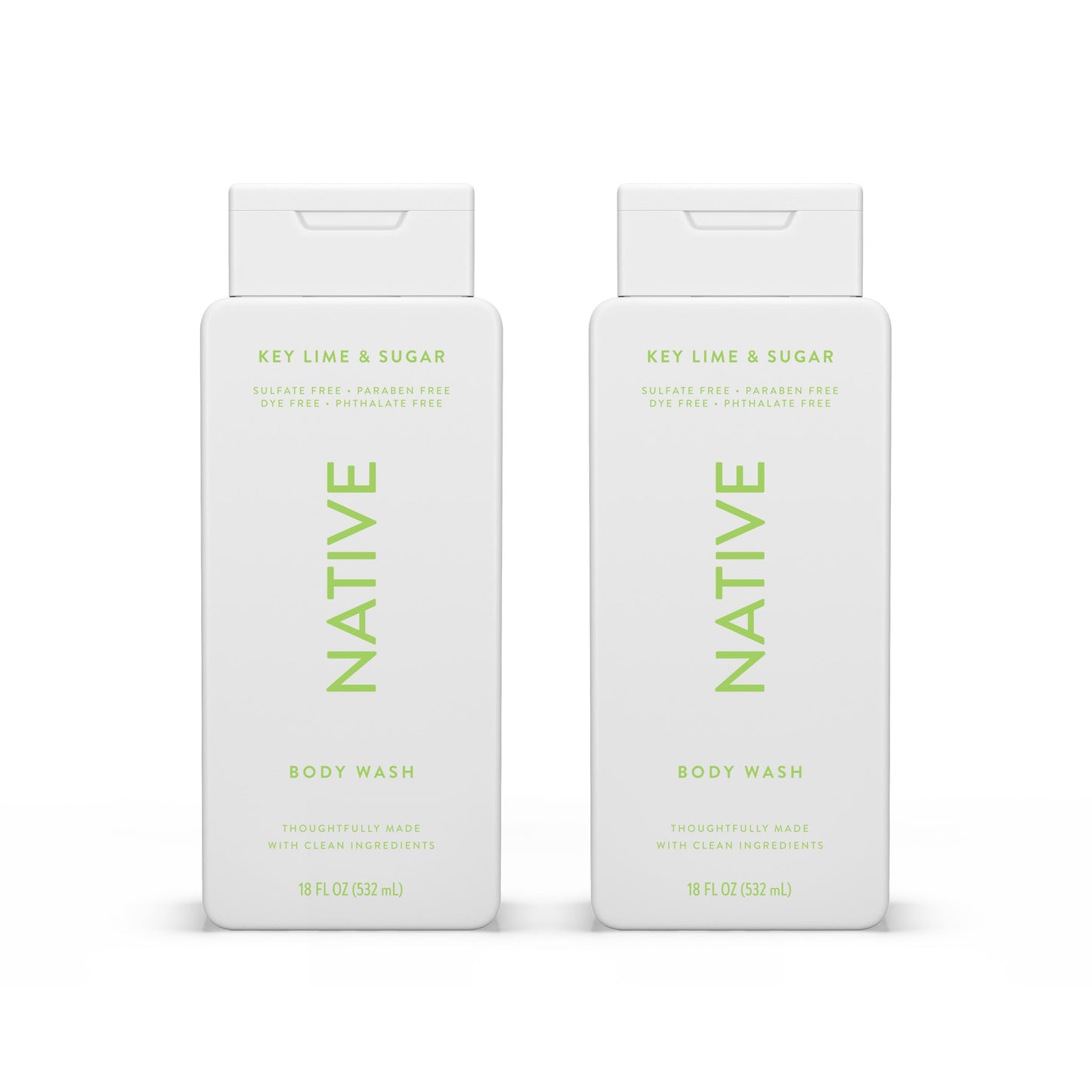 Native Body Wash Contains Naturally Derived Ingredients | For Women & Men, Sulfate, Paraben, & Dye Free Leaving Skin Soft and Hydrating | Sea Salt & Cedar 18 oz