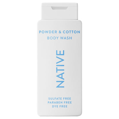 Native Body Wash Contains Naturally Derived Ingredients | For Women & Men, Sulfate, Paraben, & Dye Free Leaving Skin Soft and Hydrating | Sea Salt & Cedar 18 oz