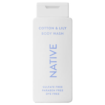 Native Body Wash Contains Naturally Derived Ingredients | For Women & Men, Sulfate, Paraben, & Dye Free Leaving Skin Soft and Hydrating | Sea Salt & Cedar 18 oz