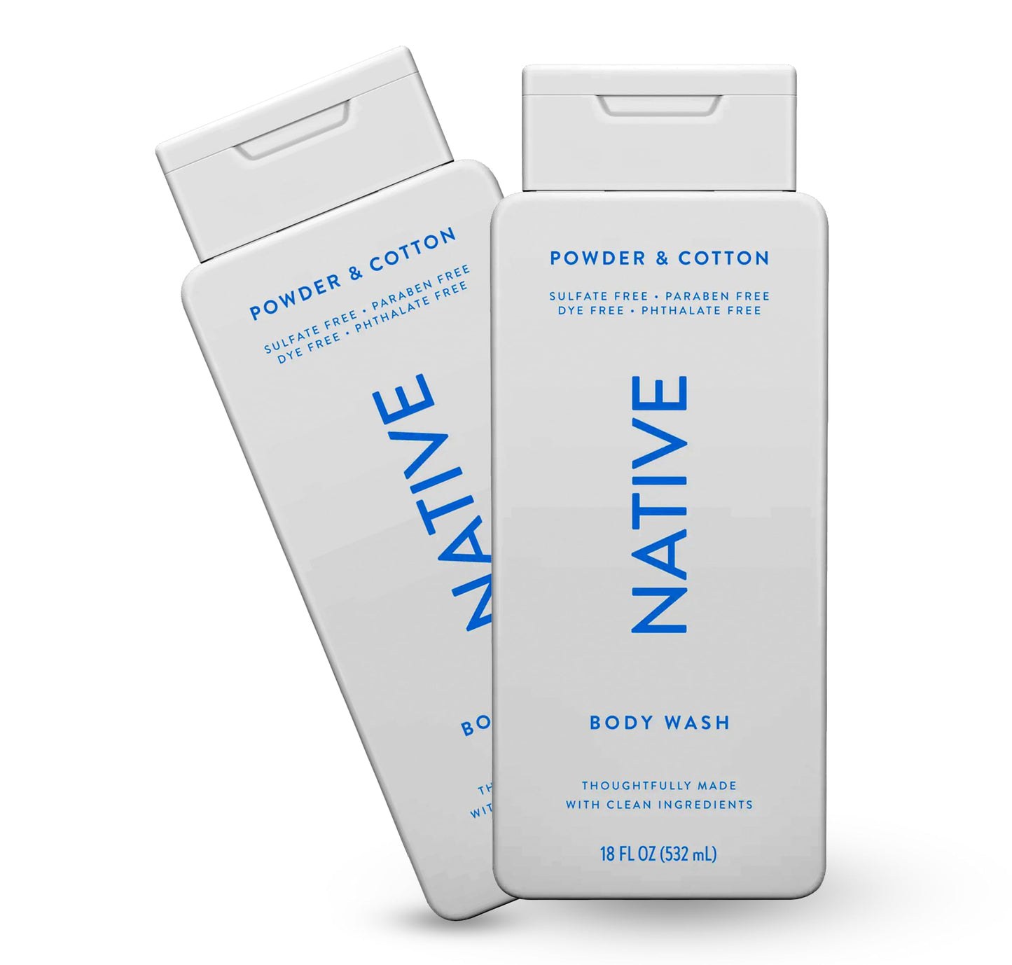 Native Body Wash Contains Naturally Derived Ingredients | For Women & Men, Sulfate, Paraben, & Dye Free Leaving Skin Soft and Hydrating | Sea Salt & Cedar 18 oz