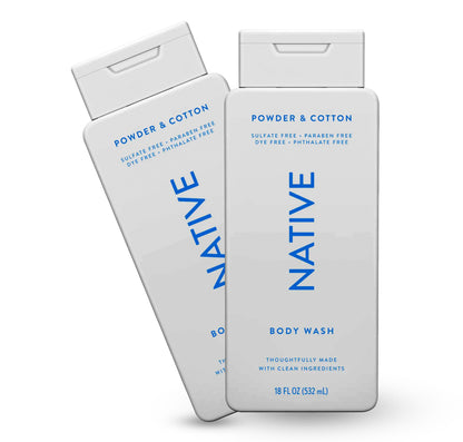 Native Body Wash Contains Naturally Derived Ingredients | For Women & Men, Sulfate, Paraben, & Dye Free Leaving Skin Soft and Hydrating | Sea Salt & Cedar 18 oz