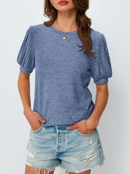 AUTOMET Womens Tops Summer Sweater Spring Tunic Dressy Casual Blouses Business Cute Trendy Short Sleeve Shirt 2026