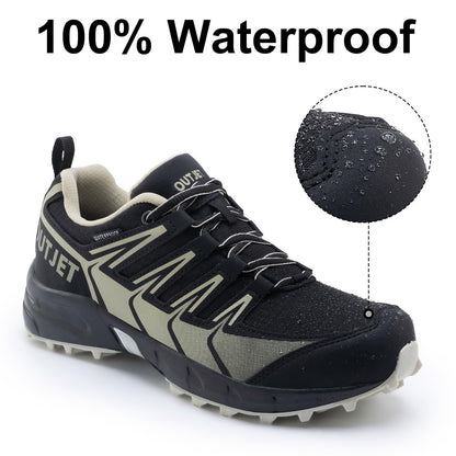 Women's Waterproof Hiking Shoes Lightweight Non-Slip Trails Walking Shoes Outdoor Sneakers
