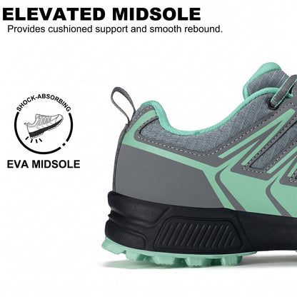 Women's Waterproof Hiking Shoes Lightweight Non-Slip Trails Walking Shoes Outdoor Sneakers