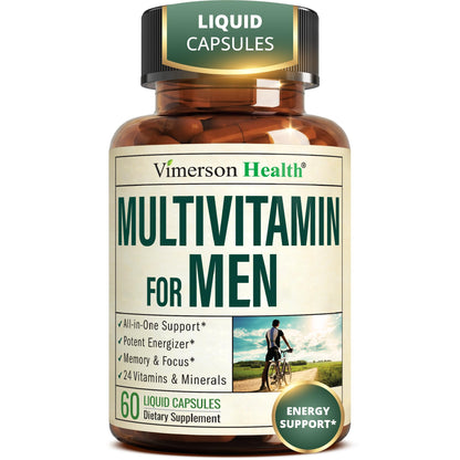 Vimerson Health Multivitamin for Women: Methylated B Vitamins, Chelated Minerals and Bioavailable D3 for Focus and Energy Support – Daily Womens Multivitamins and Multiminerals – 60 Capsules
