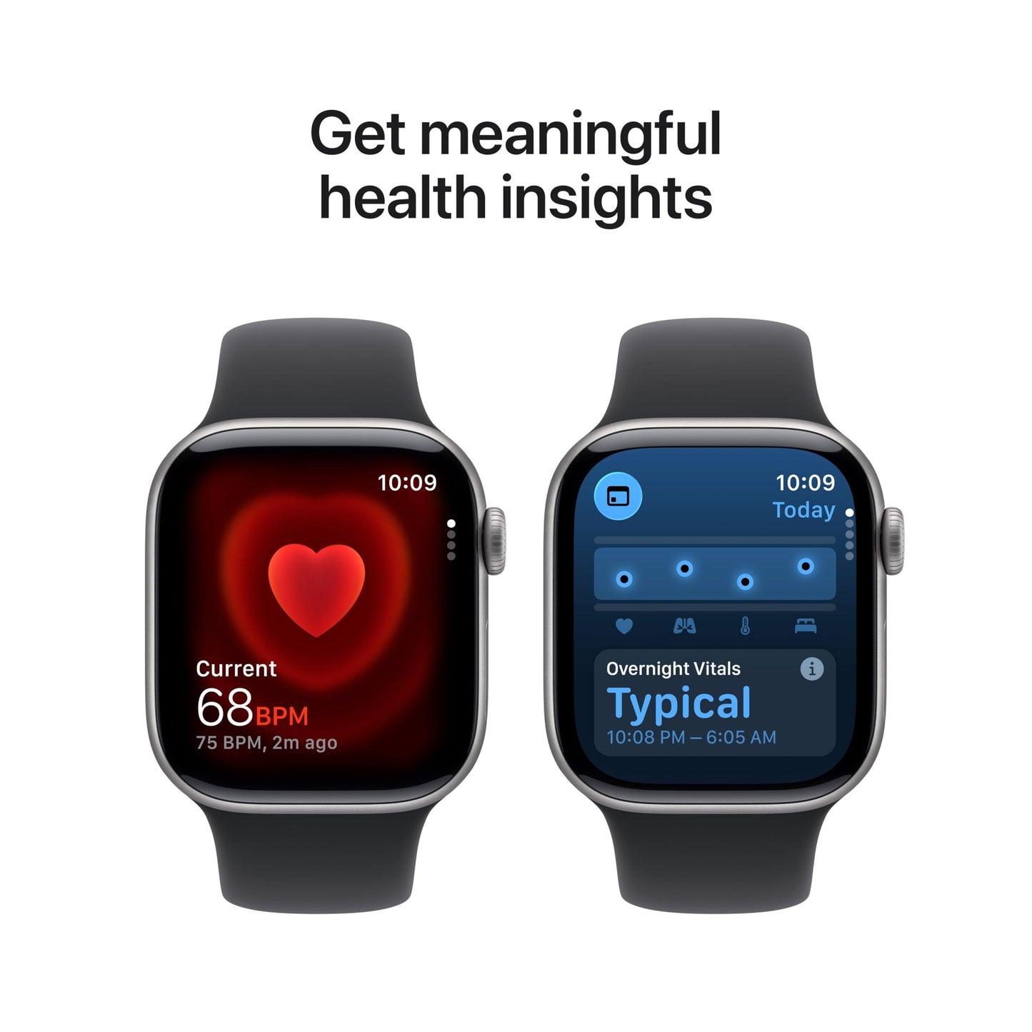 Apple Watch Series 11 [GPS 42mm] Smartwatch with Rose Gold Aluminum Case with Light Blush Sport Band - S/M. Sleep Score, Fitness Tracker, Health Monitoring, Always-On Display, Water Resistant