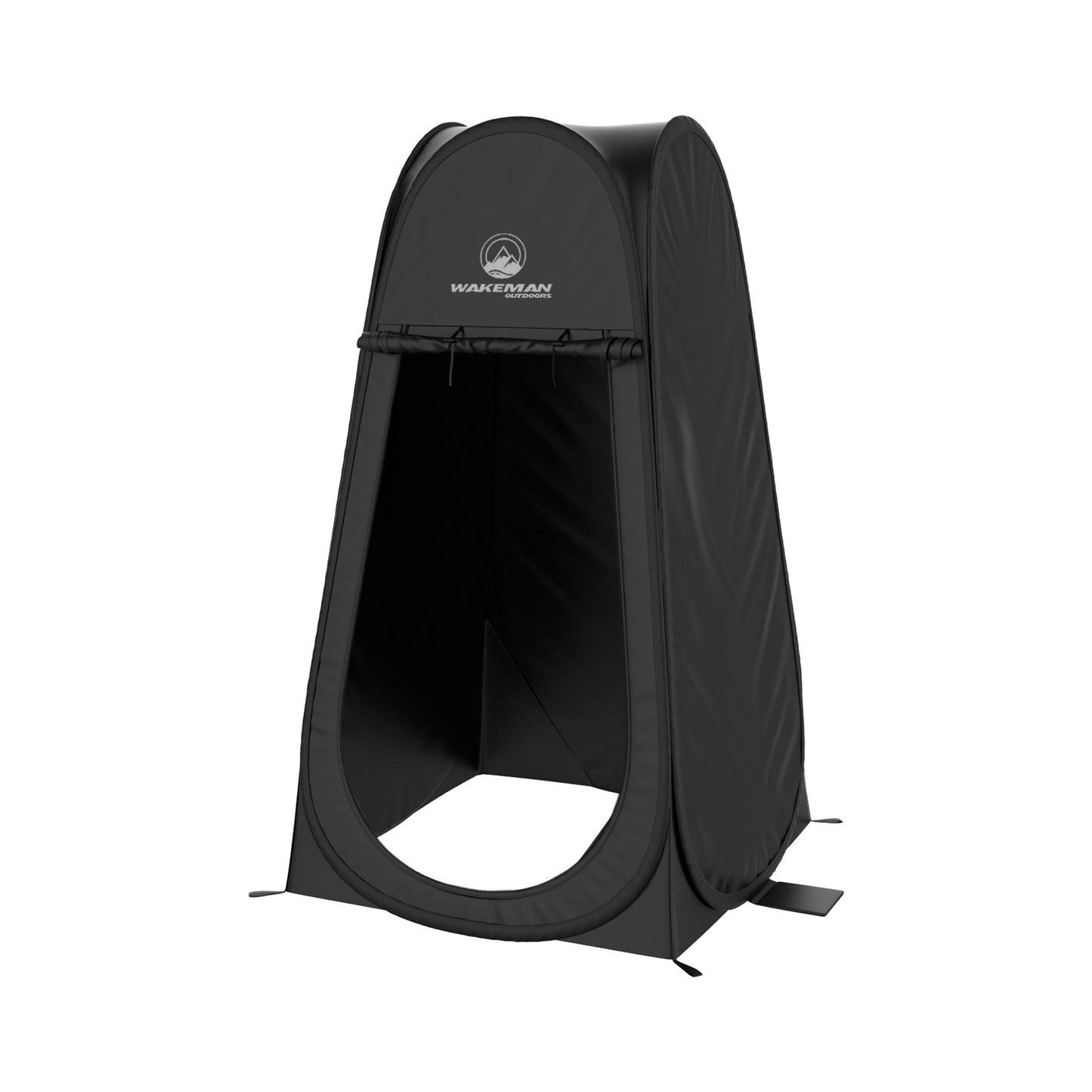 Wakeman Pop Up Changing Tent, 3.3 x 3.3 x 6.2ft, Camping Shower Tent for Portable Toilet Stall or Dressing Room with Carry Bag for Camping, Beach, or Tailgate, Polyester