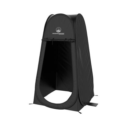 Wakeman Pop Up Changing Tent, 3.3 x 3.3 x 6.2ft, Camping Shower Tent for Portable Toilet Stall or Dressing Room with Carry Bag for Camping, Beach, or Tailgate, Polyester