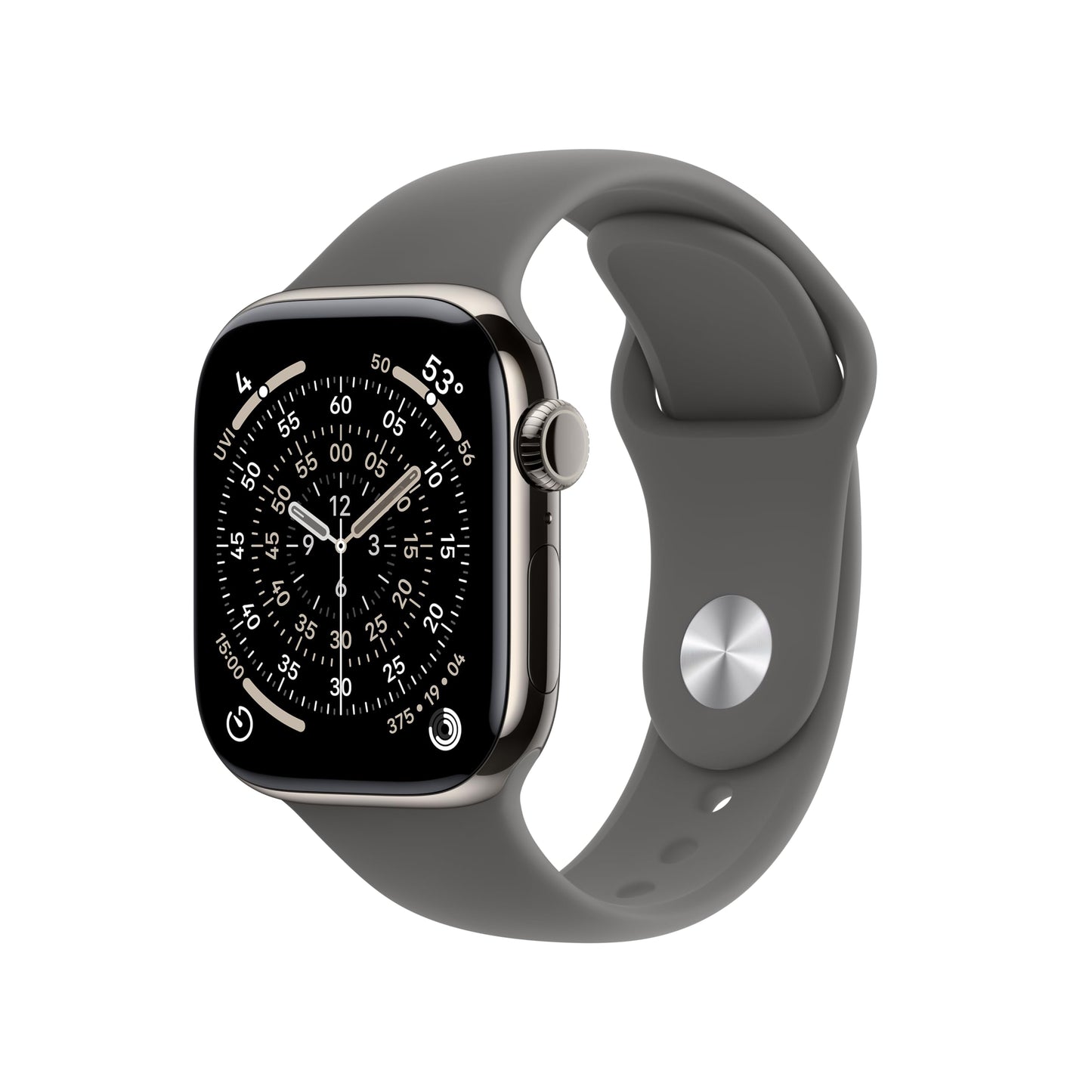 Apple Watch Series 11 [GPS 42mm] Smartwatch with Rose Gold Aluminum Case with Light Blush Sport Band - S/M. Sleep Score, Fitness Tracker, Health Monitoring, Always-On Display, Water Resistant