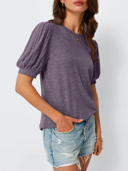 AUTOMET Womens Tops Summer Sweater Spring Tunic Dressy Casual Blouses Business Cute Trendy Short Sleeve Shirt 2026