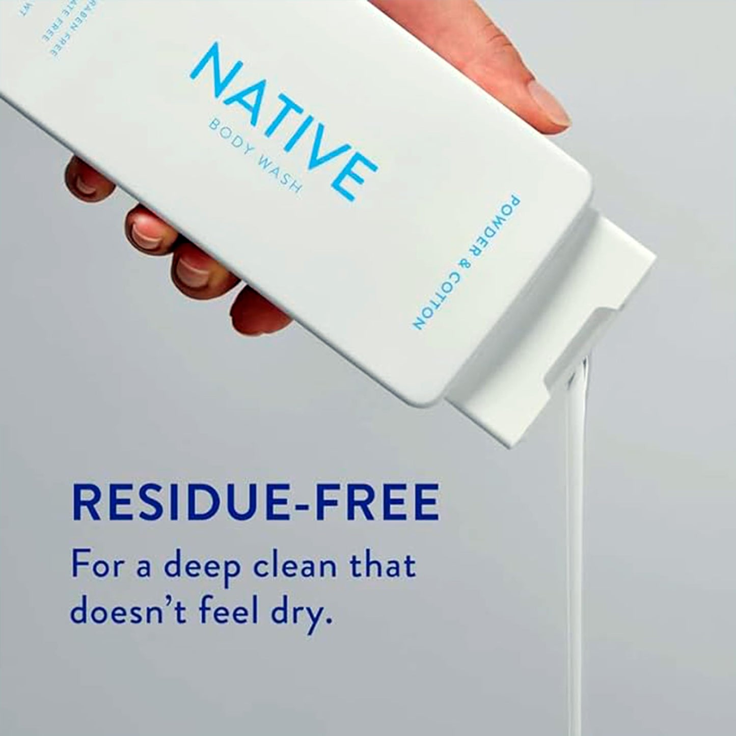 Native Body Wash Contains Naturally Derived Ingredients | For Women & Men, Sulfate, Paraben, & Dye Free Leaving Skin Soft and Hydrating | Sea Salt & Cedar 18 oz