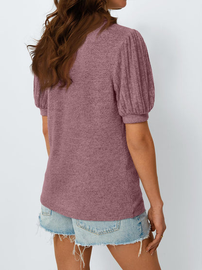 AUTOMET Womens Tops Summer Sweater Spring Tunic Dressy Casual Blouses Business Cute Trendy Short Sleeve Shirt 2026