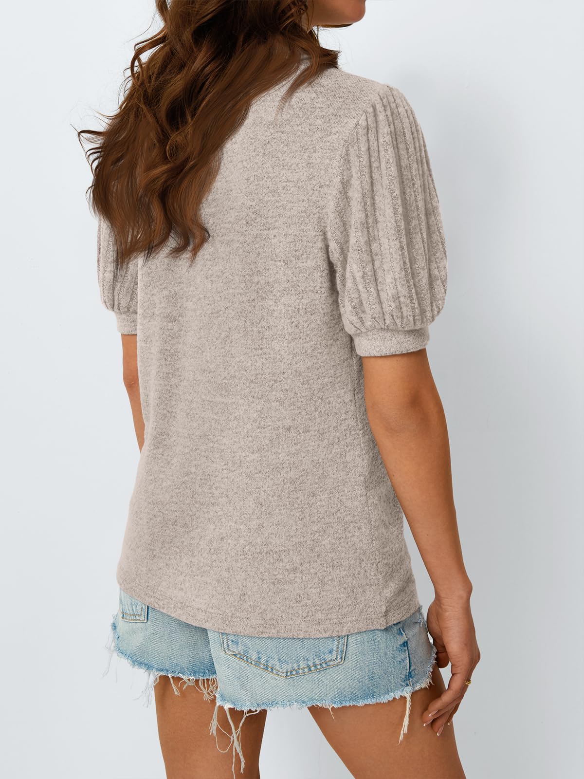 AUTOMET Womens Tops Summer Sweater Spring Tunic Dressy Casual Blouses Business Cute Trendy Short Sleeve Shirt 2026