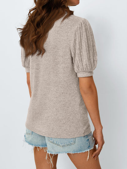 AUTOMET Womens Tops Summer Sweater Spring Tunic Dressy Casual Blouses Business Cute Trendy Short Sleeve Shirt 2026