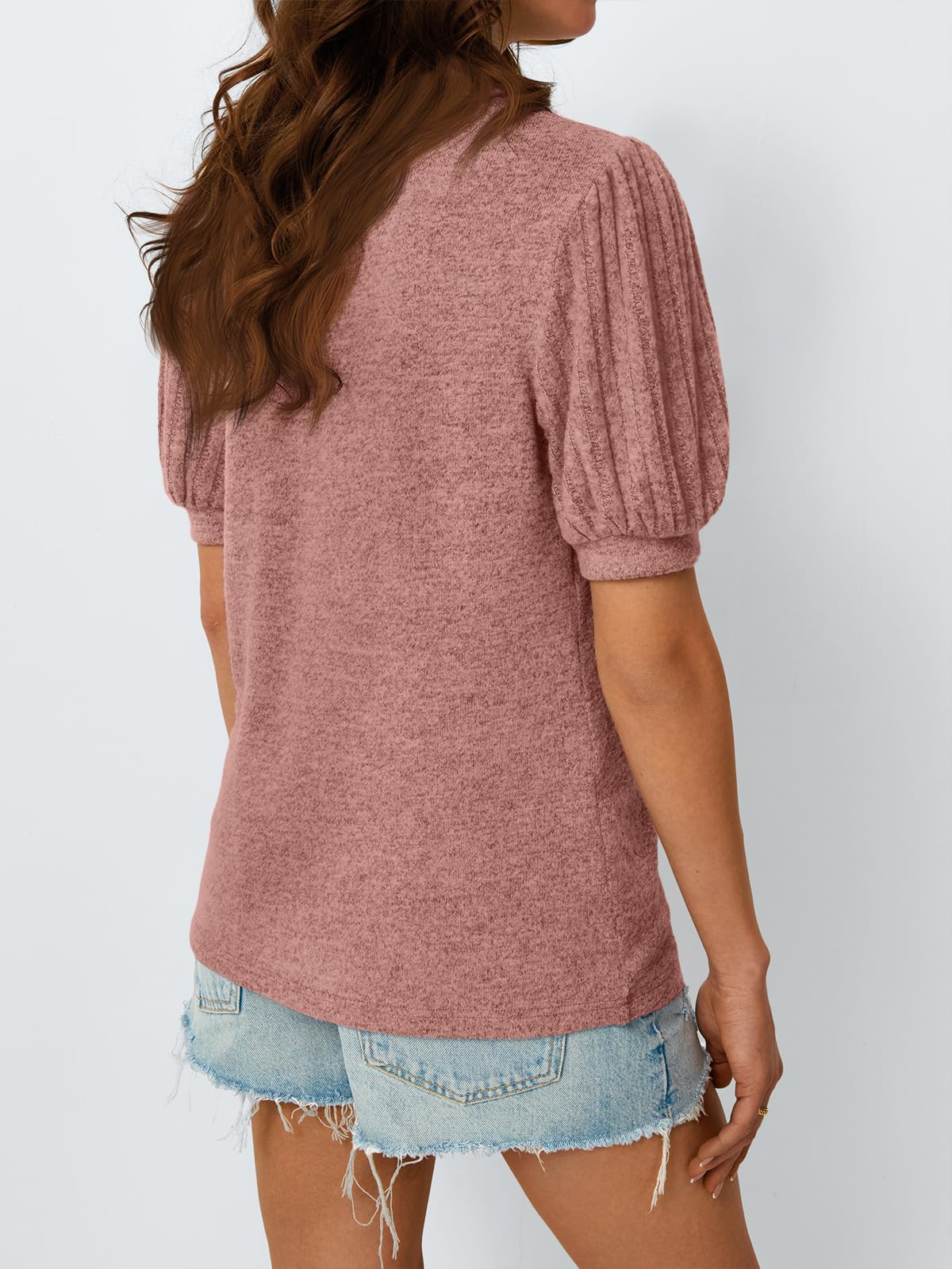 AUTOMET Womens Tops Summer Sweater Spring Tunic Dressy Casual Blouses Business Cute Trendy Short Sleeve Shirt 2026