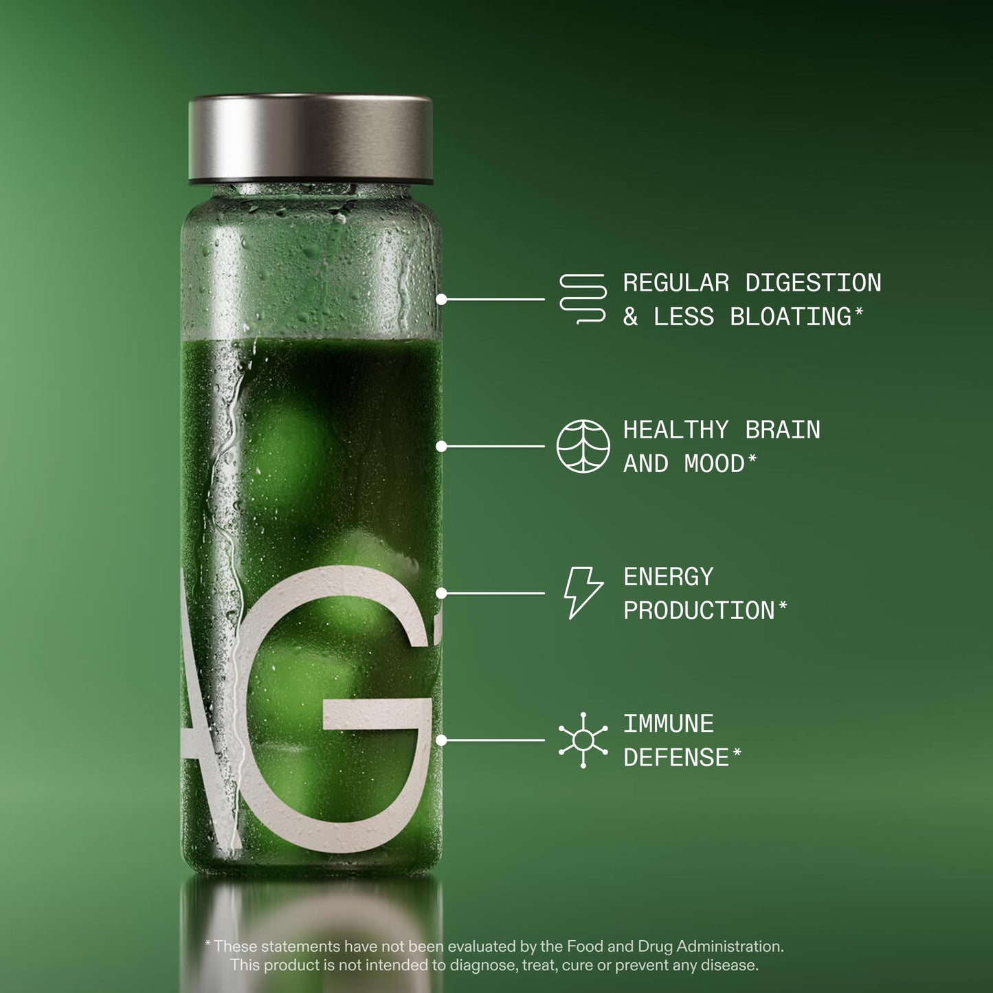 AG1 Greens Powder Supplement | Improve Gut Health | Multivitamin, Probiotic, Gluten Free, Vegan and Keto Friendly | Shaker & Scoop Included | 75 Vitamins (Athletic Greens), Classic Formula