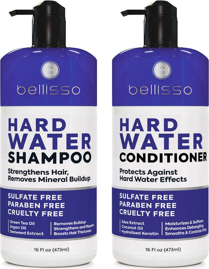 Biotin Shampoo and Conditioner Set - Sulfate and Paraben Free Treatment for Men and Women - Hair Thickening Volumizing Products to Help Boost Thinning Hair with Added Keratin