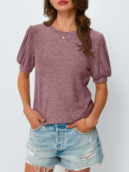 AUTOMET Womens Tops Summer Sweater Spring Tunic Dressy Casual Blouses Business Cute Trendy Short Sleeve Shirt 2026
