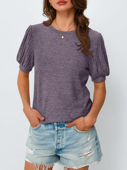 AUTOMET Womens Tops Summer Sweater Spring Tunic Dressy Casual Blouses Business Cute Trendy Short Sleeve Shirt 2026