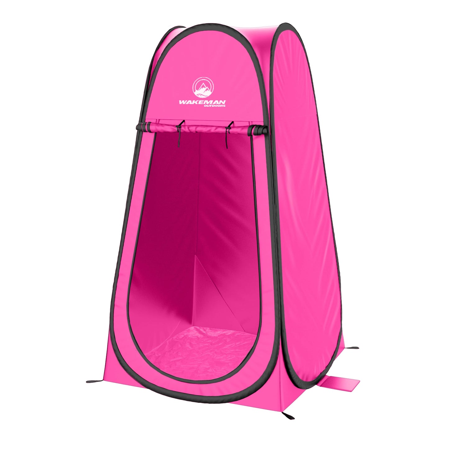 Wakeman Pop Up Changing Tent, 3.3 x 3.3 x 6.2ft, Camping Shower Tent for Portable Toilet Stall or Dressing Room with Carry Bag for Camping, Beach, or Tailgate, Polyester