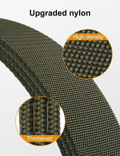 JUKMO Stretch Tactical Belt for Men, Military Work Rigger Hiking 1.5" Elastic Nylon Web Ratchet Quick Release Belt