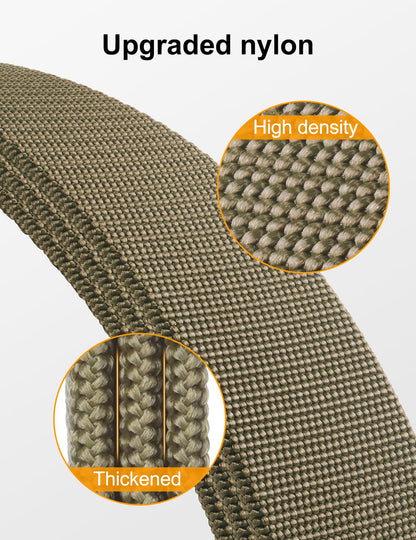 JUKMO Stretch Tactical Belt for Men, Military Work Rigger Hiking 1.5" Elastic Nylon Web Ratchet Quick Release Belt
