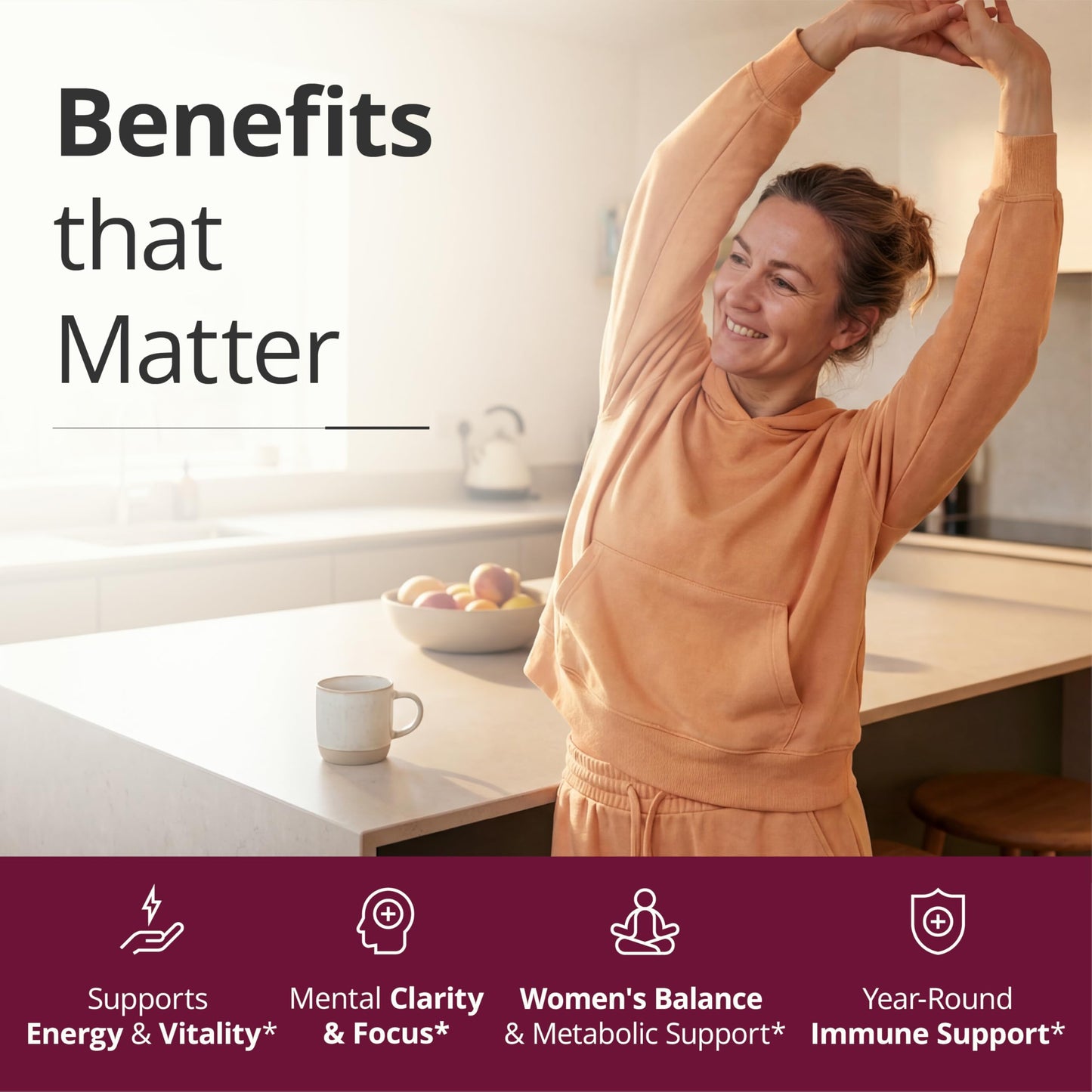 Vimerson Health Multivitamin for Women: Methylated B Vitamins, Chelated Minerals and Bioavailable D3 for Focus and Energy Support – Daily Womens Multivitamins and Multiminerals – 60 Capsules