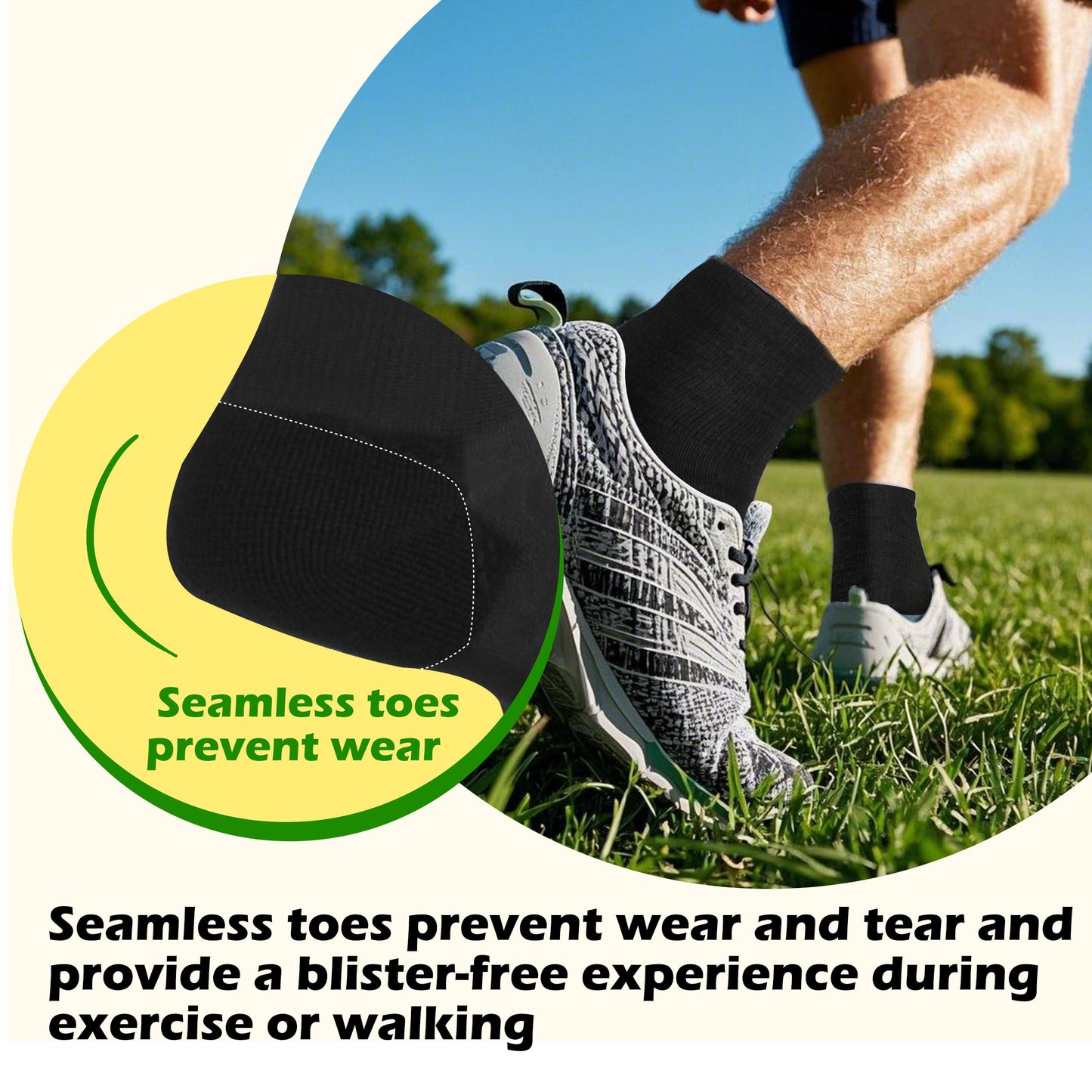 90% Merino Wool Socks for Men and Women,Casual Breathable Soft,3 Pairs