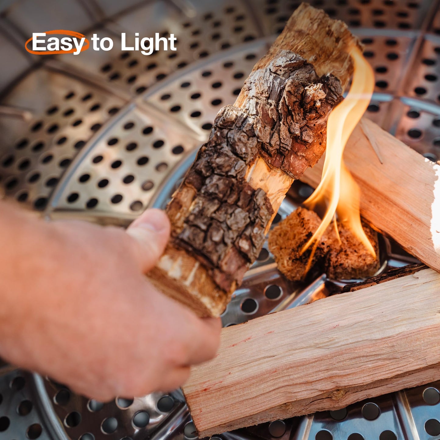 Solo Stove Yukon 27 Inch Smokeless Fire Pit with Removable Ash Pan - Wood Burning Portable Stainless Steel Outdoor Fireplace, Stainless Steel, Ideal for 6 or More People, 38 lbs