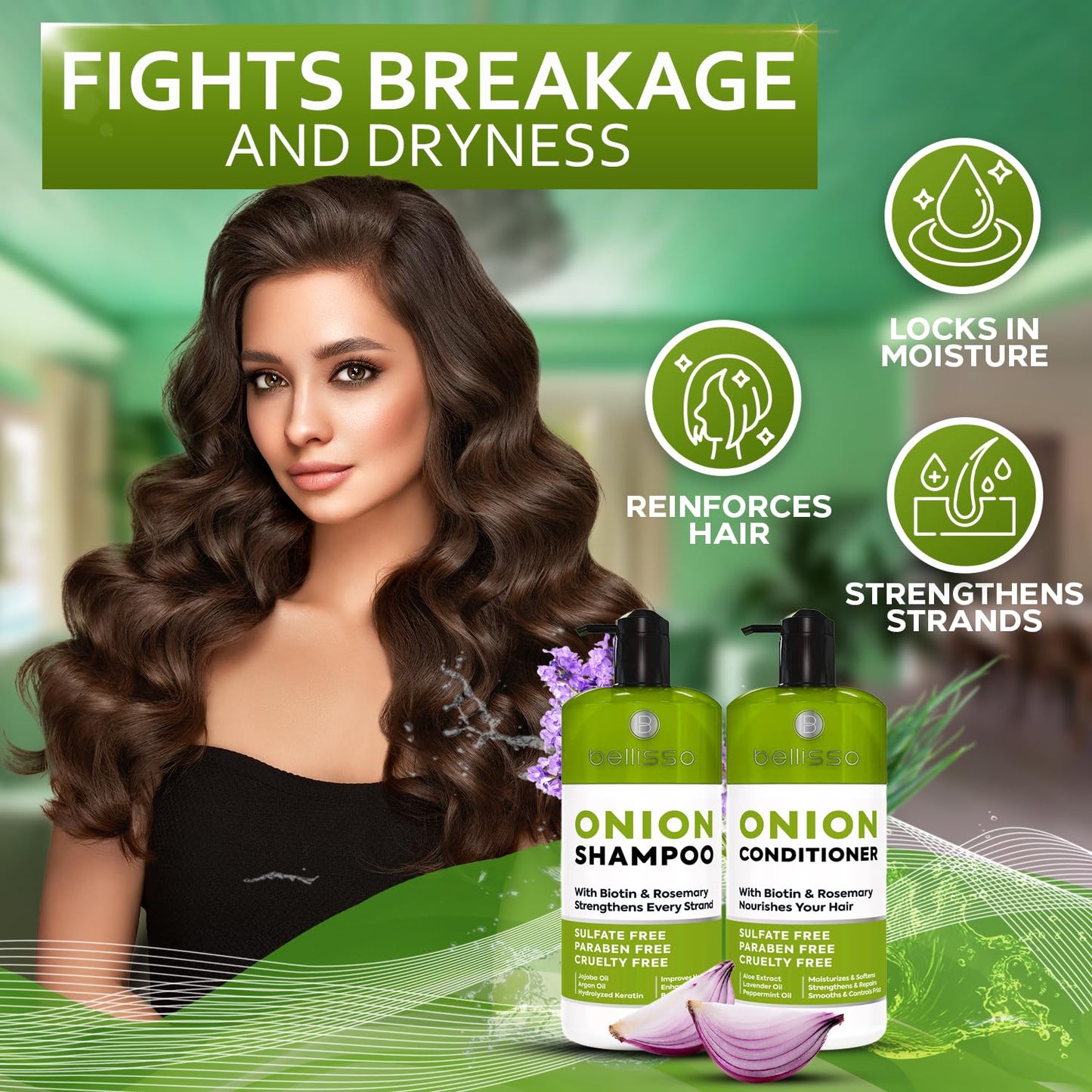 Biotin Shampoo and Conditioner Set - Sulfate and Paraben Free Treatment for Men and Women - Hair Thickening Volumizing Products to Help Boost Thinning Hair with Added Keratin