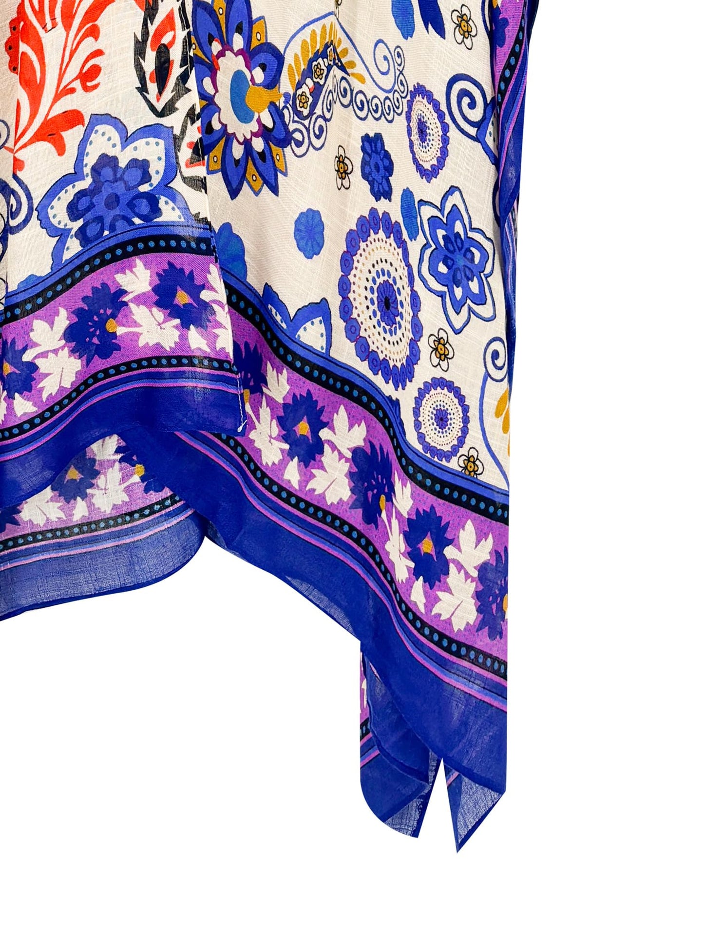 Breezy Lane Women's Kimono Cardigan Summer Swimsuit Coverups Beach Cover Up with Floral Print for Vacation