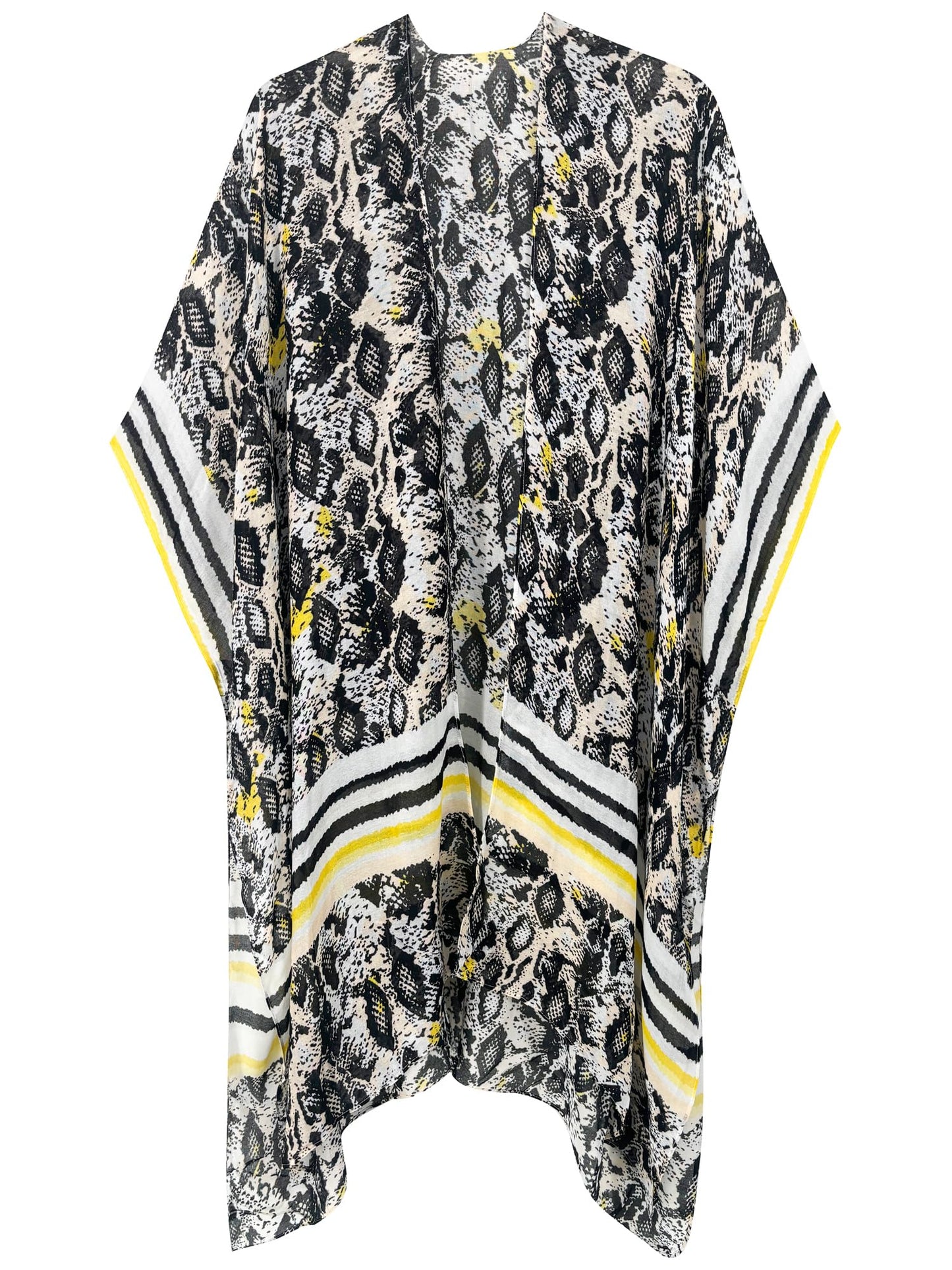 Breezy Lane Women's Kimono Cardigan Summer Swimsuit Coverups Beach Cover Up with Floral Print for Vacation